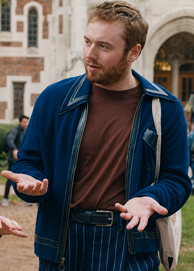 Cooper Hoffman Poetic License Ari Zimmer Jacket - Image 1